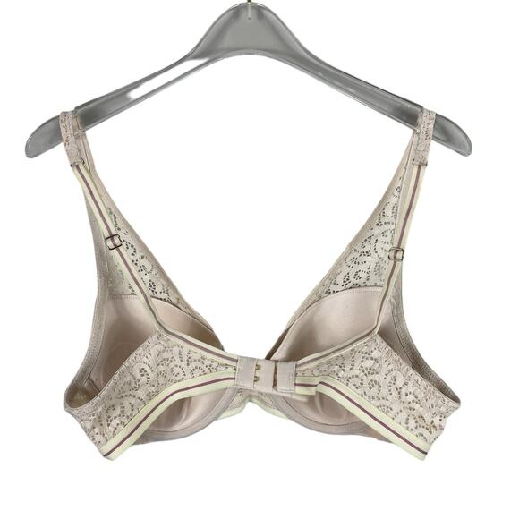 ThirdLove Artisan Lace Plunge Bra French Vanilla Size 34B - Picture 8 of 13